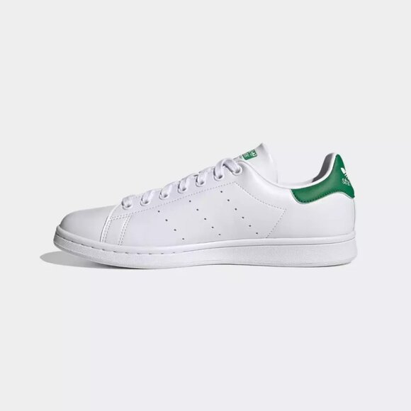 Adidas Originals Men's White Green Classic Stan Smith Shoes FX5502 - Picture 5 of 5
